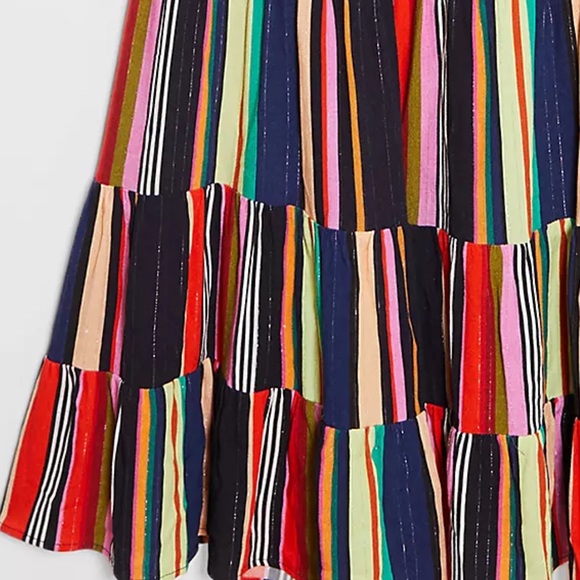 HTF Farm Rio Rainbow Shimmer Maxi Dress - Picture 8 of 8